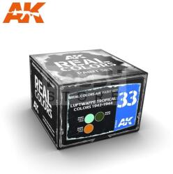 AK Interactive - REAL COLORS LUFTWAFFE TROPICAL COLORS 1942-1944 - festékszett RCS033