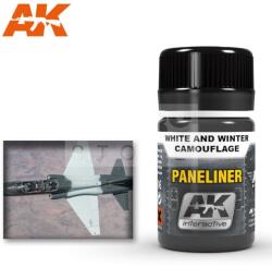 AK Interactive AK-Interactive PANELINER FOR WHITE AND WINTER CAMOUFLAGE 35 ml AK2074