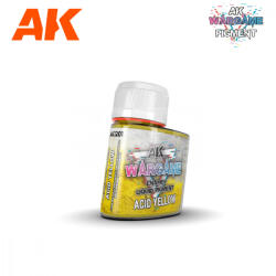 AK Interactive AK-Interactive - ACID YELLOW - ENAMEL LIQUID PIGMENT - Folyékony pigment - sav sárga 35 ml AK1201