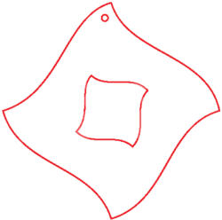 Pentacolor Kft Fafigura, 6 db/csomag - füli alap 228 - 22989