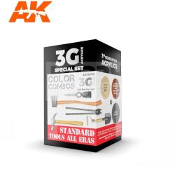 AK Interactive STANDARD TOOLS ALL ERAS festékszett AK11670