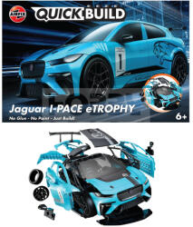 Airfix - QUICKBUILD Jaguar I-PACE eTROPHY autó makett (J6033)