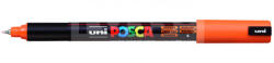uni PC-1MR NARANCS színű tűhegyű dekormarker-filctoll 0.7 mm - 41956U