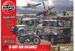 Airfix D-Day Air Assault Set harcjármű makett 1: 72 (A50157A)