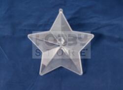 Pentacolor Kft Átlátszó műanyag csillag 10 cm-es 33356