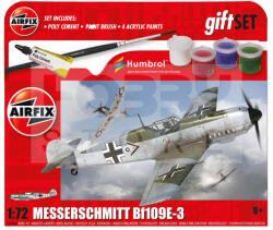 Airfix - Starter Set - Messerschmitt Bf109E-3 repülőgép makett 1: 72 (A55106A)