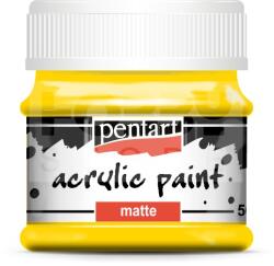 Pentart Pentart Matt akrilfesték sárga 50 ml P1153