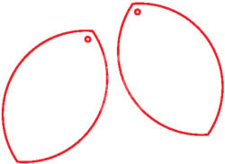 Pentacolor Kft Fafigura, 6 db/csomag - füli alap 221 - 22982