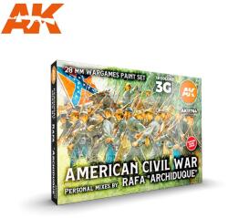 AK Interactive SIGNATURE SET - RAFA ARCHIDUQUE - SPECIAL 28MM AMERICAN CIVIL WAR PAINT SET AK11764