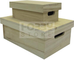 Pentacolor Kft Doboz szett, 2 db-os, fogós, peremes 29, 7 x 19, 8 x 11 cm - 5858
