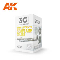 AK Interactive WWII LUFTWAFFE SEAPLANE COLORS festék szett AK11721