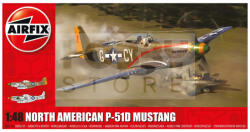 Airfix North American P-51D Mustang repülőgép makett 1: 48 (A05131A)