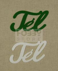 Pentacolor Kft Filc felirat Tél 2 db (zöld-fehér) 26172