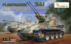 Vespid Models Flakpanzer 341 3.7cm Flakvierling auf Panther G Fahrgestell makett 1: 72 (VS720013)