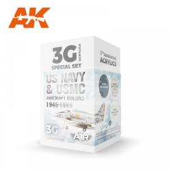 AK Interactive US Navy & USMC Aircraft Colors 1945-1980 festék szett AK11745