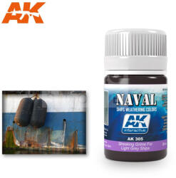 AK Interactive AK-Interactive STREAKING GRIME FOR LIGHT GREY SHIPS 35 ml AK305