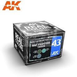AK Interactive - REAL COLORS RAF FIGHTERS 1950S - festékszett RCS043