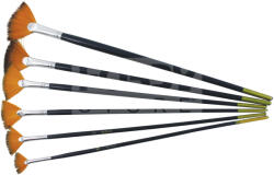 Pentart Szintetikus legyezőecset-szett- 6 részes 5933