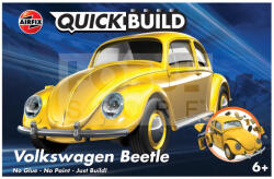 Airfix - QUICKBUILD VW Beetle yellow autó makett (J6023)