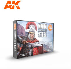 AK Interactive NON METALLIC METAL: STEEL festék szett AK11601