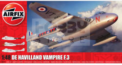 Airfix de Havilland Vampire F. 3 repülőgép makett 1: 48 (A06107)
