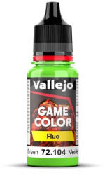 Vallejo Game Color Fluo Green akrilfesték 72104