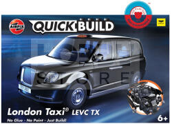 Airfix - QUICKBUILD London Taxi LEVC TX autó makett (J6051)
