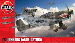 Airfix Junkers Ju87 B-1 Stuka repülőgép makett 1: 72 (A03087A)