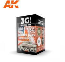 AK Interactive BRITISH ARMY COLORS NORTH-WEST EUROPE 1944-45 festékszett AK11679