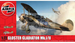 Airfix Gloster Gladiator Mk. I/Mk. II repülőgép makett 1: 72 (A02052A)