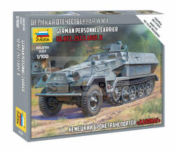 Zvezda German Personnel Carrier Sd. Kfz. 251/1 Ausf. B makett 1: 100 (6127Z)