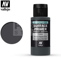 Vallejo Surface Primer Ger. Panzer Grey alapozófesték 60ml 73603V