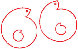 Pentacolor Kft Fafigura, 6 db/csomag - füli alap 223 - 22984