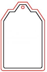 Pentacolor Kft Pentart Fafigura, 5 db/csomag - ajándékkírsérő 23194