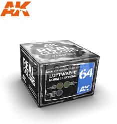 AK Interactive - REAL COLORS LUFTWAFFE NORM 83 SCHEME - festékszett RCS064