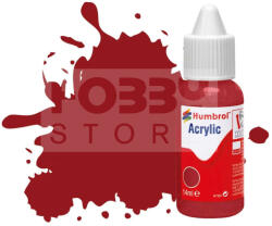 Humbrol No 20 Crimson - Gloss - 14ml akrilfesték DB0020