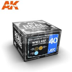 AK Interactive - REAL COLORS WW2 RAF DESERT COLORS - festékszett RCS040