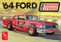 AMT 1964 FORD GALAXIE MODIFIED STOCKER 1: 25 autó makett AMT1383