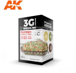 AK Interactive GERMAN STANDARD COLORS 1943-45 festékszett AK11664