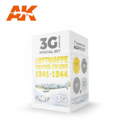 AK Interactive LUFTWAFFE FIGHTER COLORS 1941-1944 festék szett AK11720