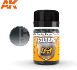 AK Interactive AK-Interactive BLUE FOR PANZER GREY 35 ml AK071
