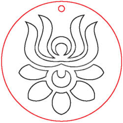 Pentacolor Kft Fafigura, 6 db/csomag - füli alap 291 - 23052