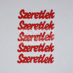Pentacolor Kft Filc felirat "Szeretlek" (5 db/cs), vegyes színben 35498