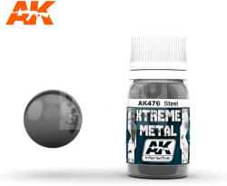 AK Interactive AK-Interactive XTREME METAL STEEL festék 30 ml AK476