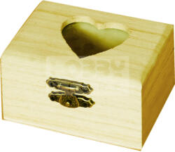 Pentacolor Kft Minidoboz, szívbetéttel 8 x 4, 5 x 6 cm - 5901
