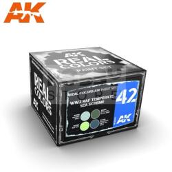 AK Interactive - REAL COLORS WW2 RAF / FAA TEMPERATE SEA SCHEME - festékszett RCS042