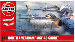 Airfix North American F-86F-40 Sabre repülőgép makett 1: 48 (A08110)