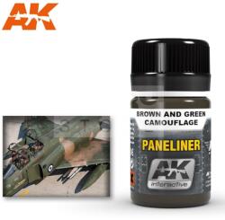 AK Interactive AK-Interactive PANELINER FOR BROWN AND GREEN CAMOUFLAGE 35 ml AK2071