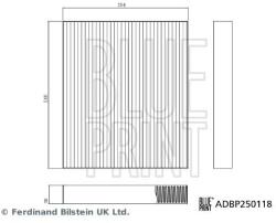 BLUE PRINT Filtru, aer habitaclu BLUE PRINT ADBP250118 (ADBP250118)