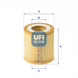 UFI Filtru ulei UFI 25.191. 00 (25.191.00)